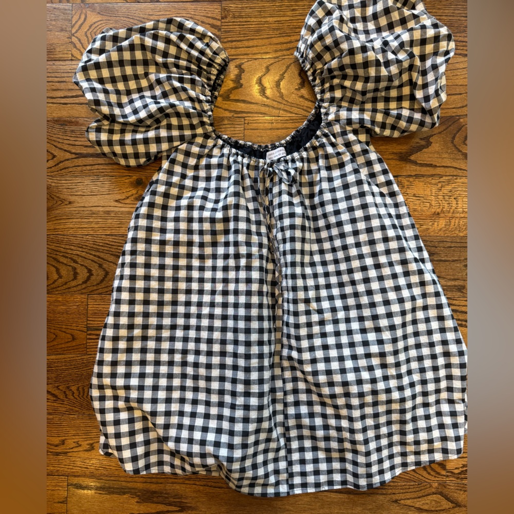 ZOCO. Black and White Gingham Dress - Medium (Fits like Large!!)
